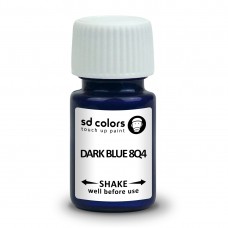 SD COLORS DARK BLUE 8Q4 сompatible TOYOTA New Touch Up Paint 8ML REPAIR SCRATCH CHIP BRUSH COLOR CODE 8Q4 DARK BLUE