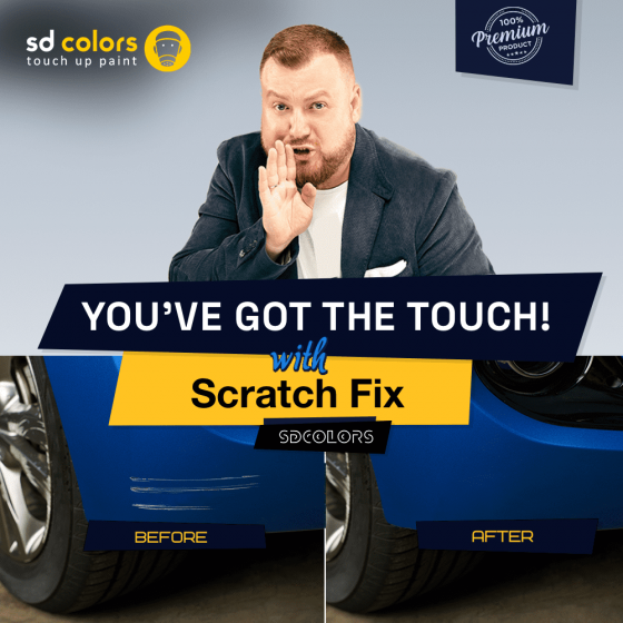 Touch Up Paint 20ml for FORD - Scratch & Chip Repair - WHITE SUEDE WS