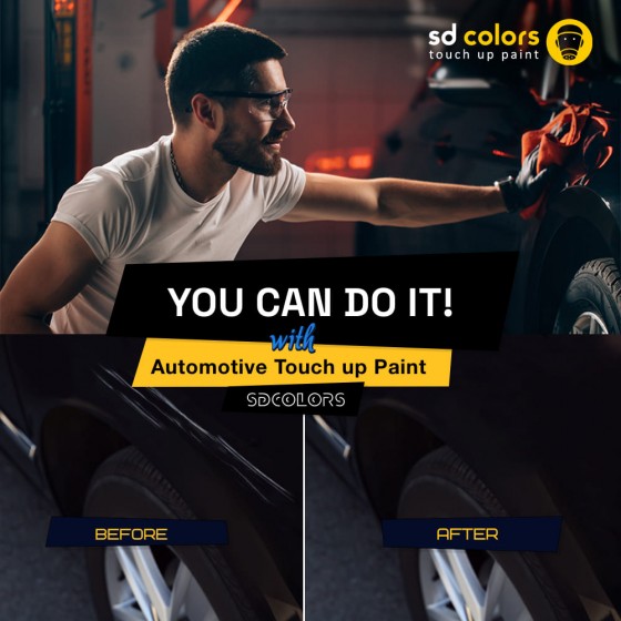 Touch Up Paint 20ml for FORD - Scratch & Chip Repair - WHITE SUEDE WS