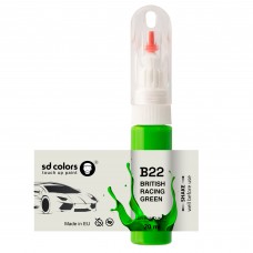 Touch Up Paint 20ml BRITISH RACING GREEN B22 for BMW Scratch and Chip Repair Brush