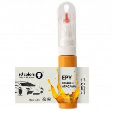 Touch Up Paint 20ml ORANGE ATACAMA EPY for RENAULT Scratch and Chip Repair Brush