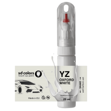 Touch Up Paint 20ml OXFORD WHITE YZ for FORD Scratch and Chip Repair Brush