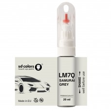 Touch Up Paint 20ml SAMURAI GREY LM7Q for VAG/VW/AUDI Scratch and Chip Repair Brush