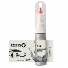 Touch Up Paint 20ml SPARKLING SILVER KC for KIA Scratch and Chip Repair Brush