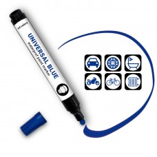 SD COLORS UNIVERSAL WATERPROOF PAINT MARKER BLUE for Small Repair Cars, Metal, Wood, Plastic, Windows, Frames, Doors, Gates