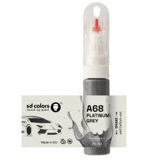 Touch Up Paint 20ml PLATINUM GREY A68 for BMW Scratch and Chip Repair Brush