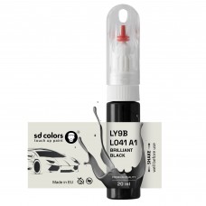 Touch Up Paint 20ml BRILLIANT BLACK LY9B L041 for VAG/VW/AUDI Scratch and Chip Repair Brush