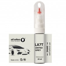 Touch Up Paint 20ml UNITED GREY LA7T for VAG/VW/AUDI Scratch and Chip Repair Brush