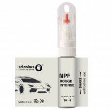 Touch Up Paint 20ml ROUGE CARMIN NPF for RENAULT Scratch and Chip Repair Brush