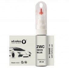 Touch Up Paint 20ml NEON BLUE ZWC for SUZUKI Scratch and Chip Repair Brush