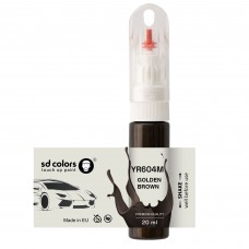 Touch Up Paint 20ml GOLDEN BROWN YR604M for HONDA Scratch and Chip Repair Brush