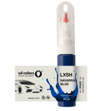 Touch Up Paint 20ml NAVARRA BLUE LX5H for VAG/VW/AUDI Scratch and Chip Repair Brush