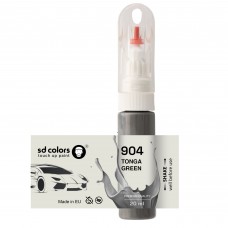 Touch Up Paint 20ml TONGA GREEN 904 for LAND ROVER / JAGUAR Scratch and Chip Repair Brush