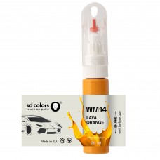 Touch Up Paint 20ml LAVA ORANGE WM14 for BMW Scratch and Chip Repair Brush