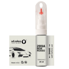 Touch Up Paint 20ml NEW ROSSO 289A for FIAT Scratch and Chip Repair Brush