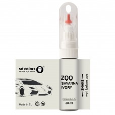 Touch Up Paint 20ml SAVANNA IVORY ZQQ for CITROEN Scratch and Chip Repair Brush