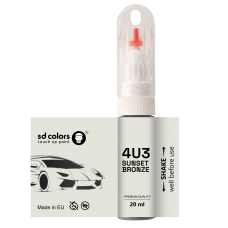 Touch Up Paint 20ml SUNSET BRONZE 4U3 for TOYOTA Scratch and Chip Repair Brush