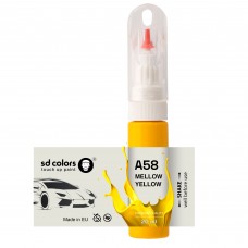 Touch Up Paint 20ml MELLOW YELLOW A58 for BMW Scratch and Chip Repair Brush