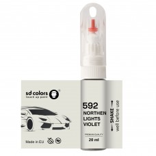 Touch Up Paint 20ml NORTHEN LIGHTS VIOLET 592 for MERCEDES Scratch and Chip Repair Brush